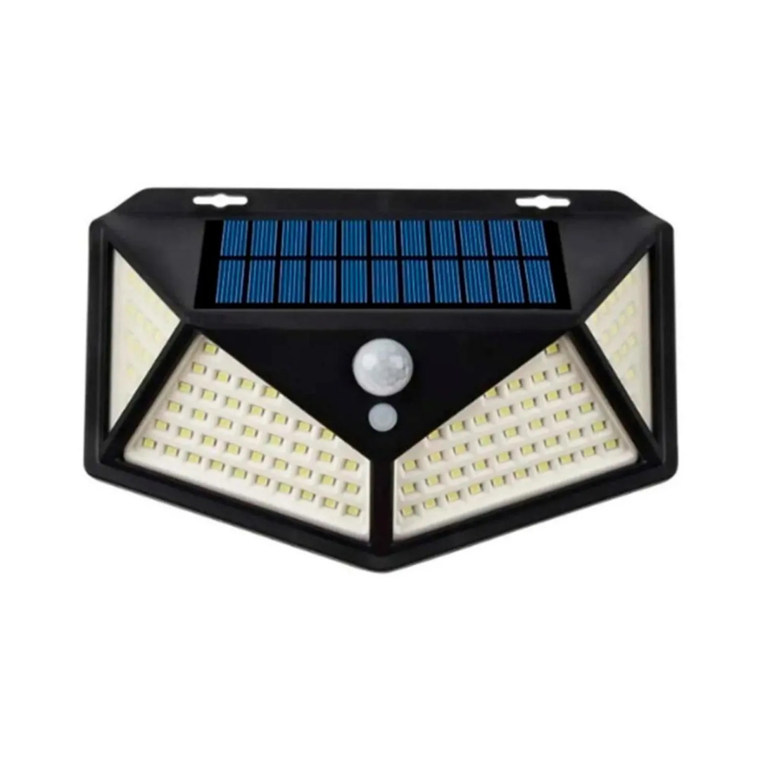 Foco Solar Led Pared 112 LED / Sensor de Movimiento Decorativa