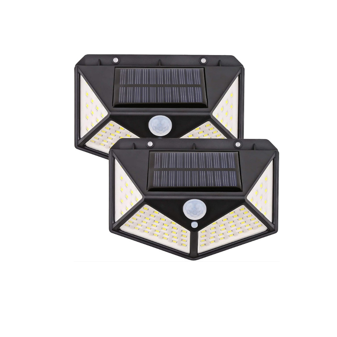Foco Solar Led Pared 112 LED / Sensor de Movimiento Decorativa