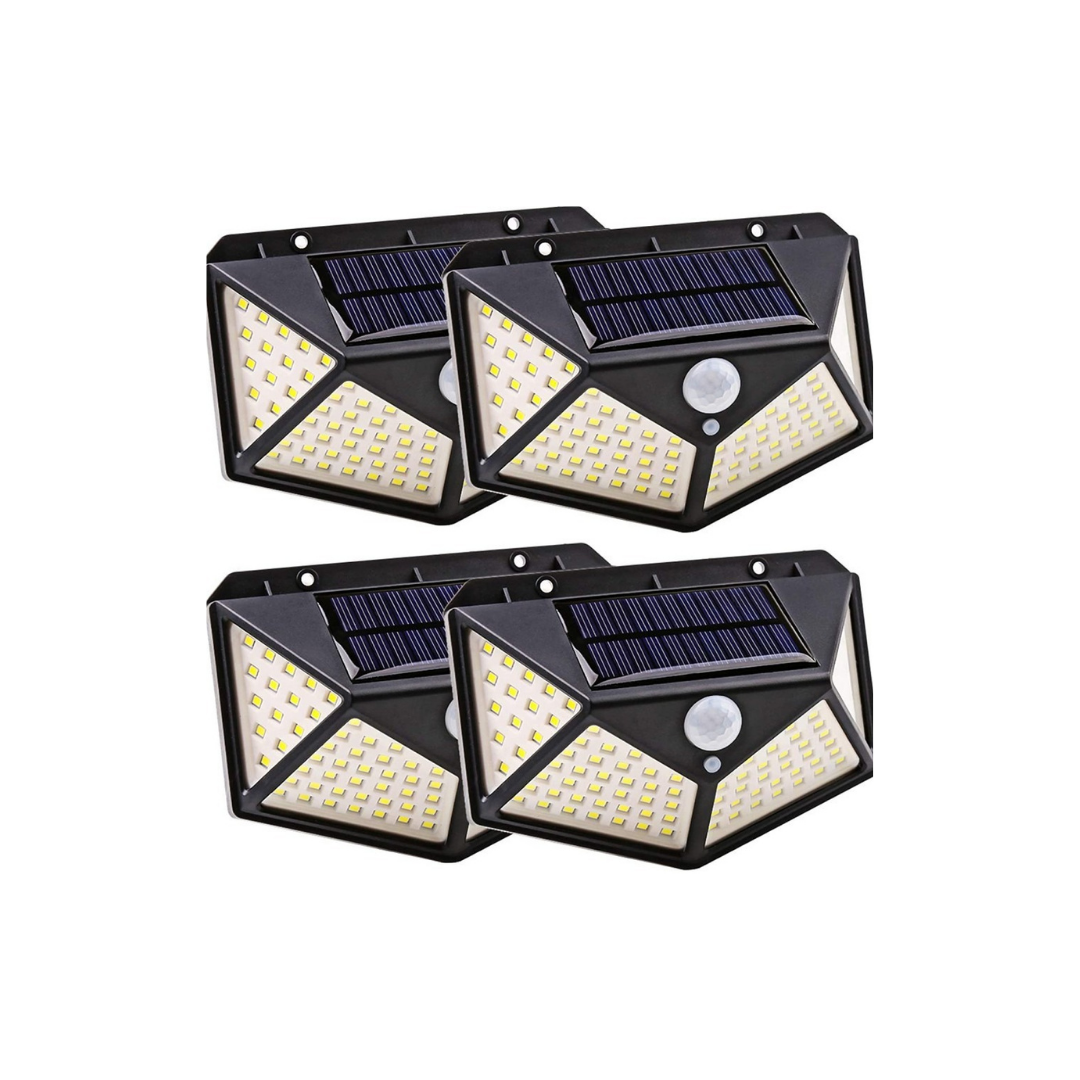 Foco Solar Led Pared 112 LED / Sensor de Movimiento Decorativa