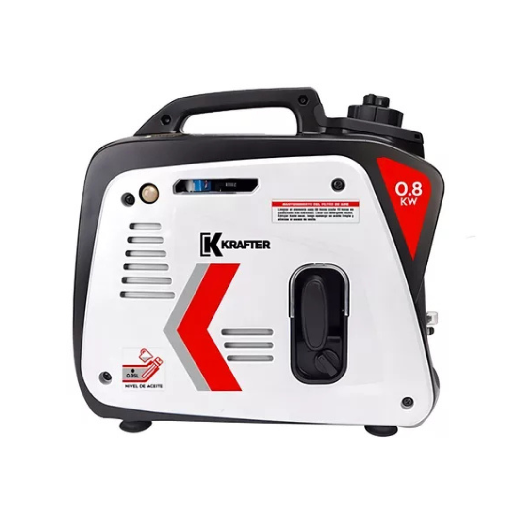 Generador Krafter Inverter Portátil 220v Gasolina 800W Silencioso