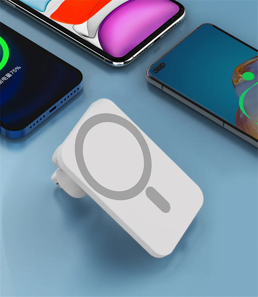 Cargador Inalámbrico Magsafe Automóvil Magnético