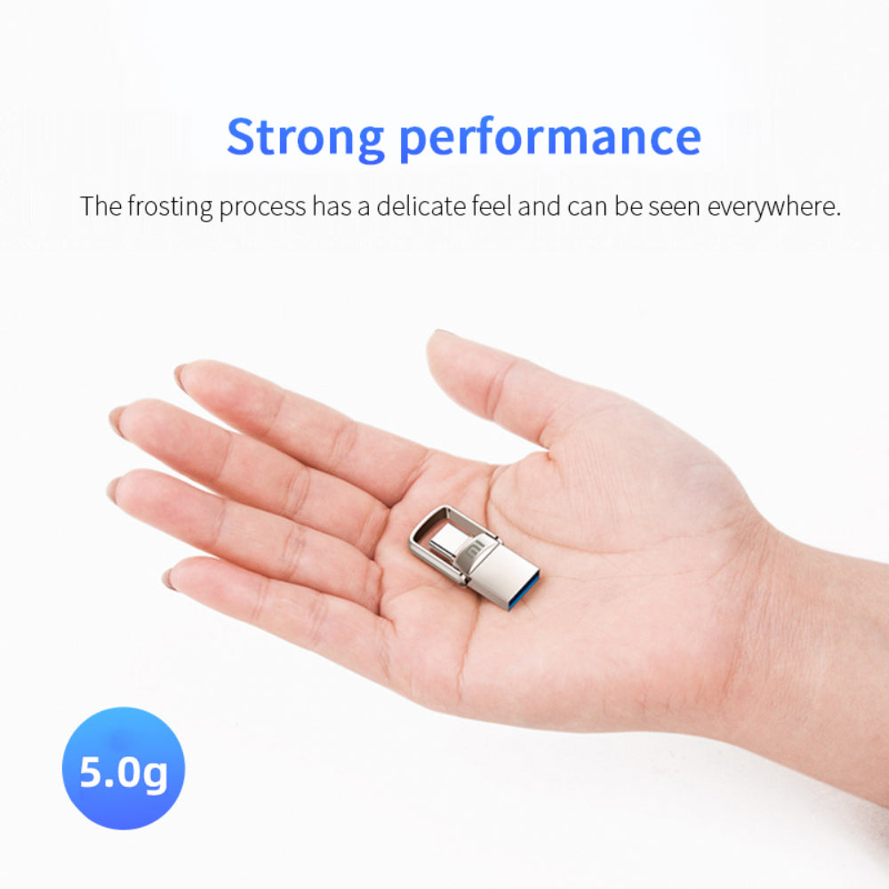 Udisk Memoria Externa Dual 3.0 USB + Tipo C / Alta Velocidad