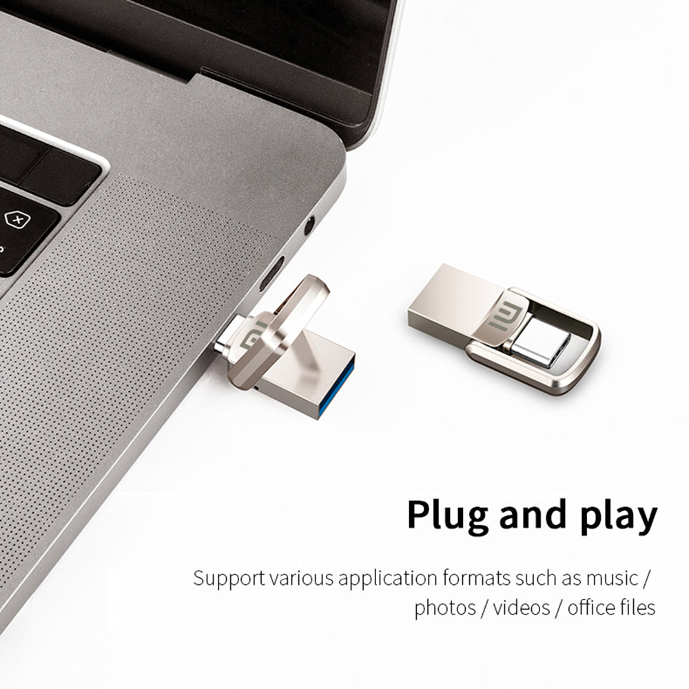 Udisk Memoria Externa Dual 3.0 USB + Tipo C / Alta Velocidad