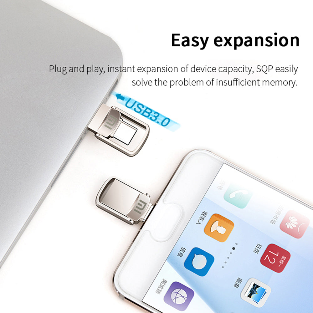 Udisk Memoria Externa Dual 3.0 USB + Tipo C / Alta Velocidad