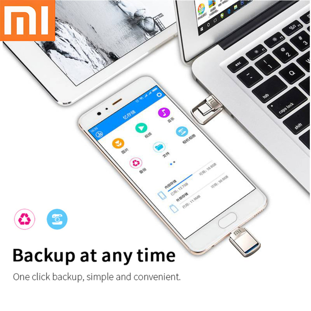 Udisk Memoria Externa Dual 3.0 USB + Tipo C / Alta Velocidad