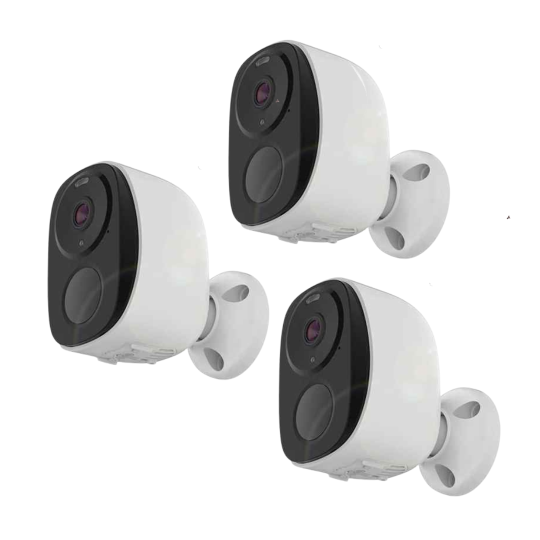 Cámara de Vigilancia WiFi inalámbrica 2K - 3MP recargable