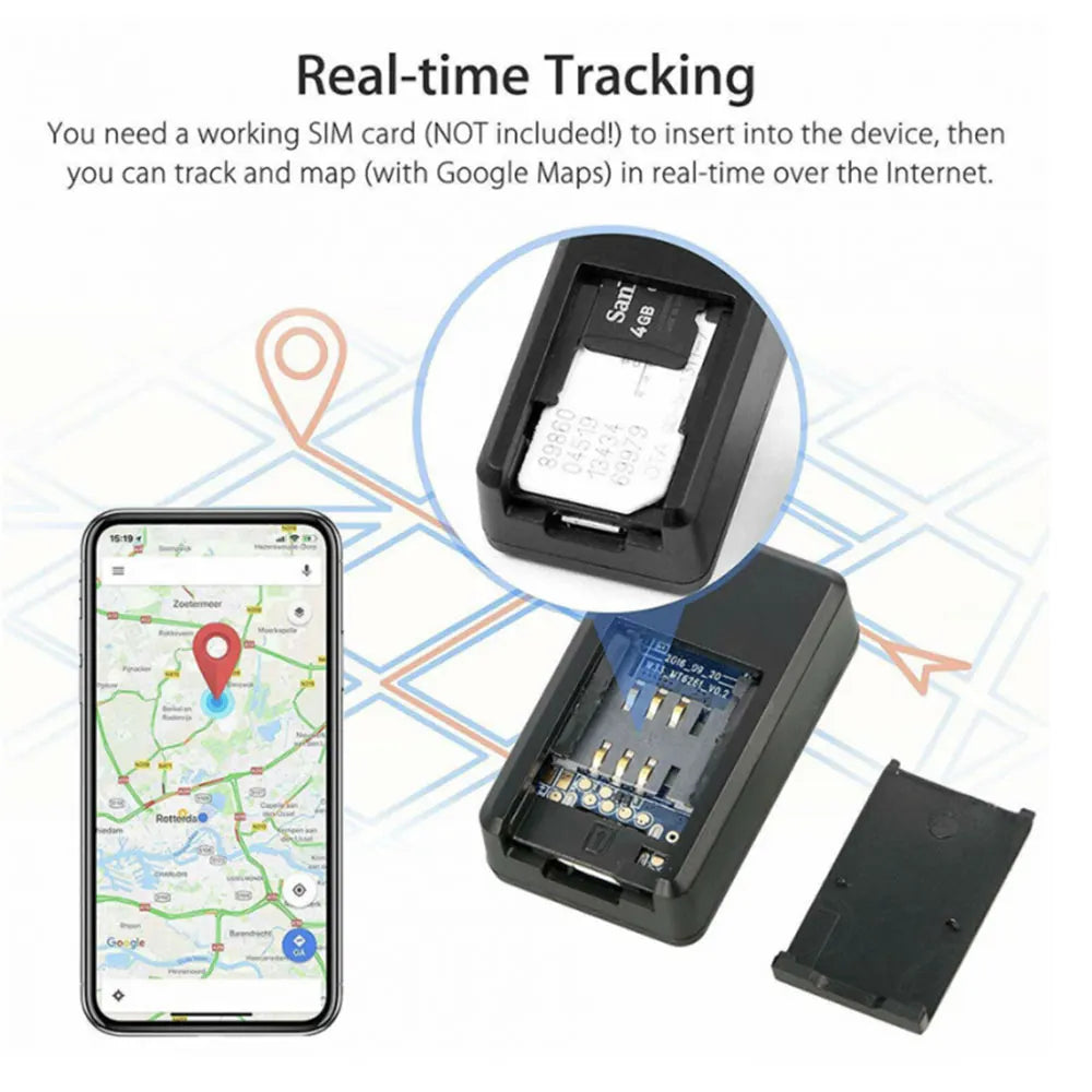 Mini GPS Tracker Recargable USB Magnetico