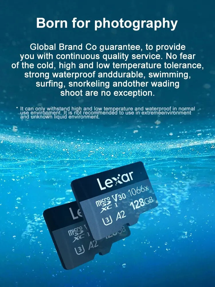 Micro SD Profesional Lexar 1066xx - Alta Velocidad 160 Mb/s + 4K