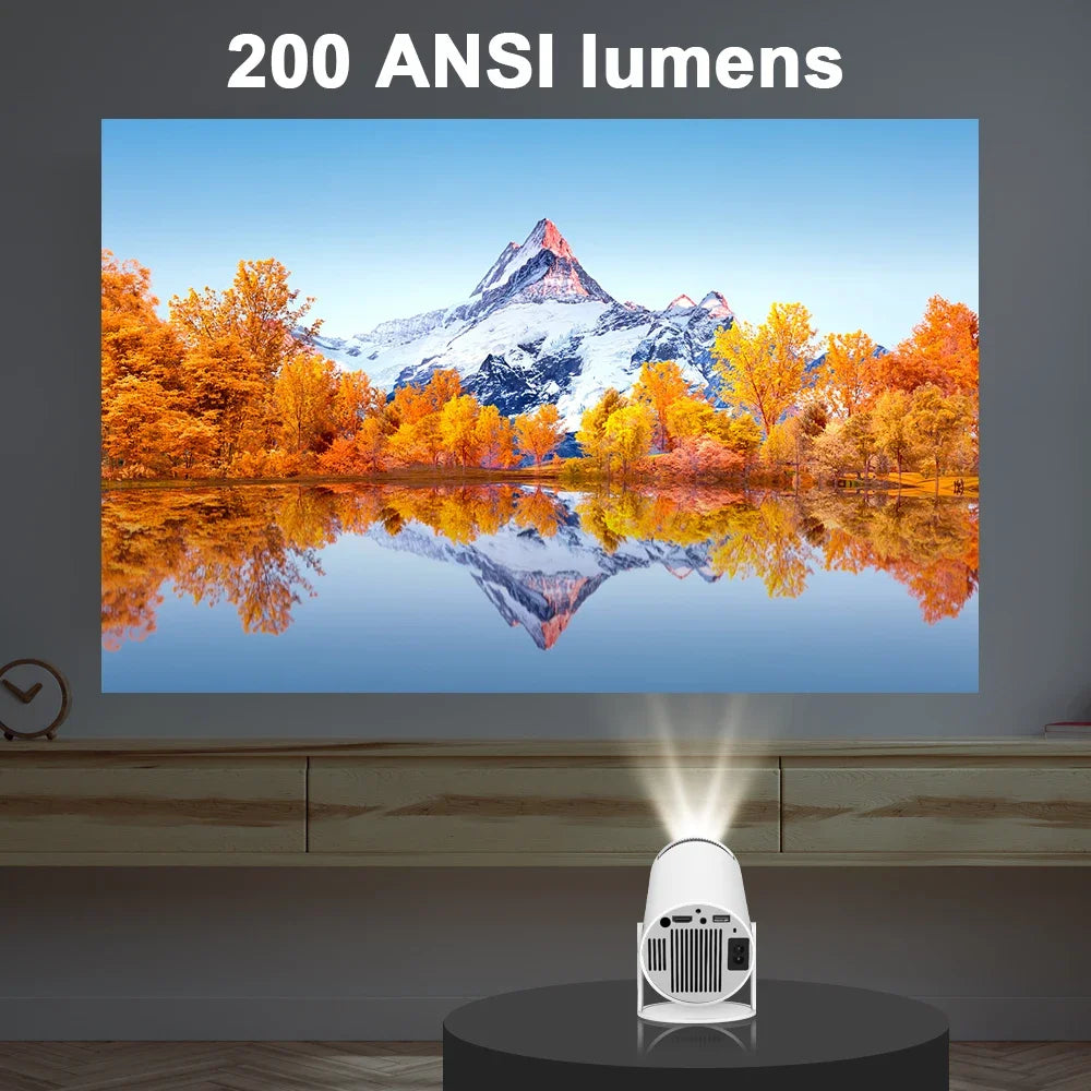 Proyector portátil HD Android Play 11 / Wifi6 HD 130"