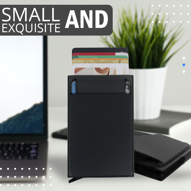 Tarjetero Inteligente RFID Metálico -Smart Wallet
