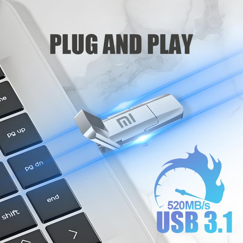 Udisk Memoria Externa Dual 3.1 USB + Tipo C / Alta Velocidad