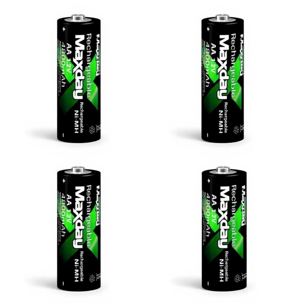 Pila Recargable Maxday AA 4800 mAh / x1000 veces recargable