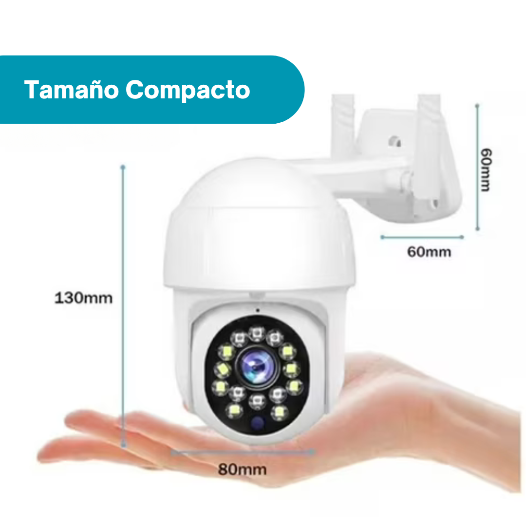 Cámara de Seguridad WiFi Inalámbrica Exterior 2,4G – Protección 360° HD