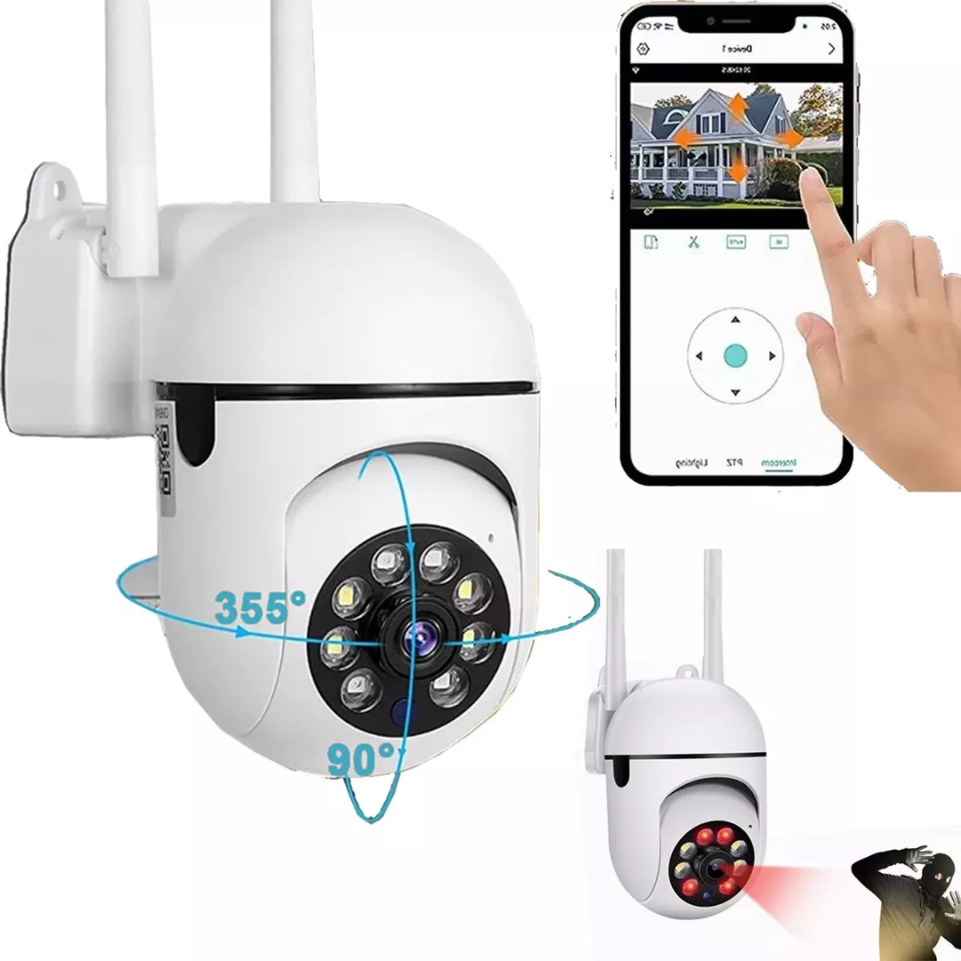 Cámara de Seguridad WiFi Inalámbrica Exterior 2,4G – Protección 360° HD