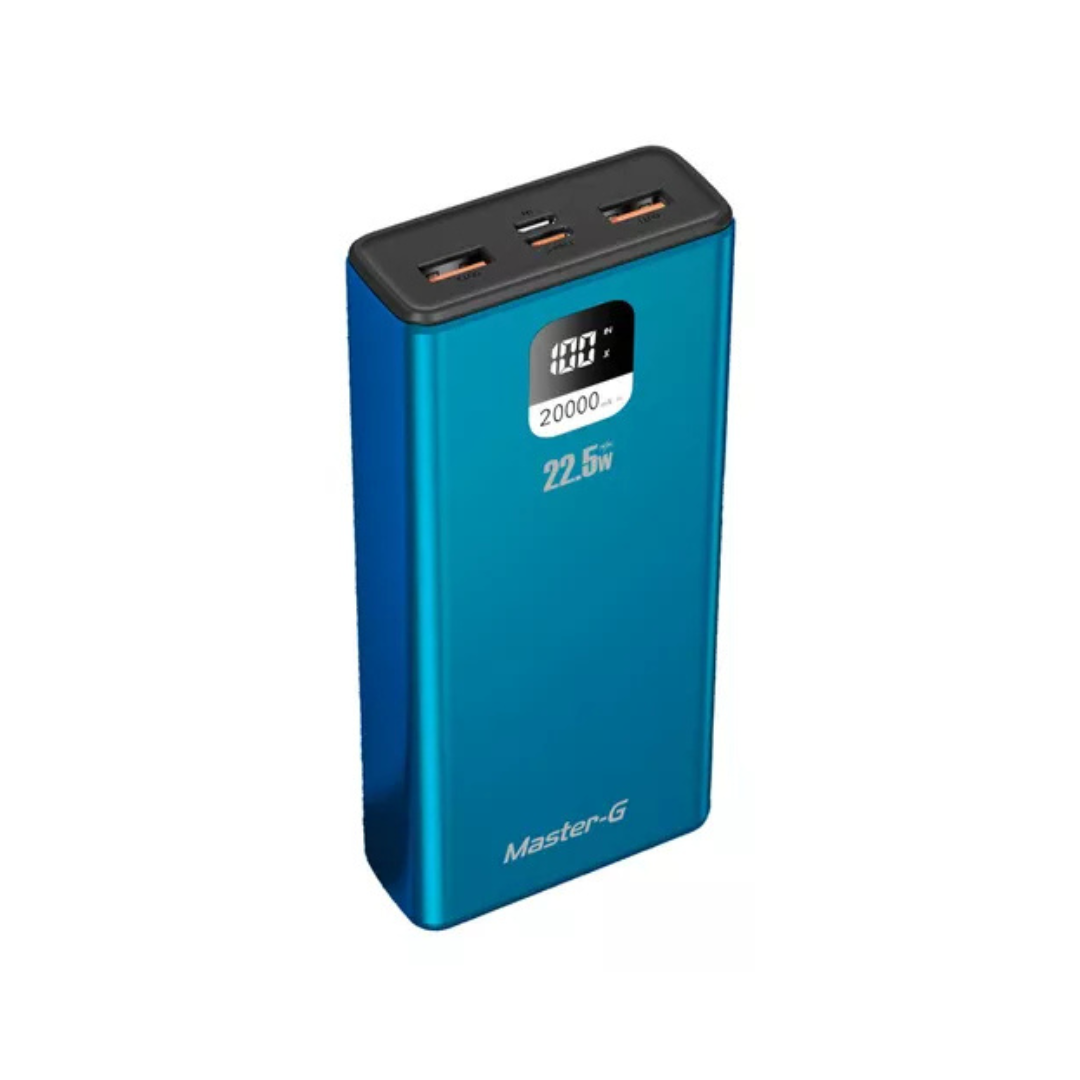 Batería de Carga Portátil MasterG UltraPower 22.5W | Carga Rápida Multiple