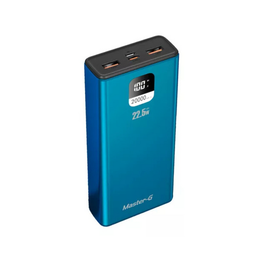 Batería de Carga Portátil MasterG UltraPower 22.5W | Carga Rápida Multiple