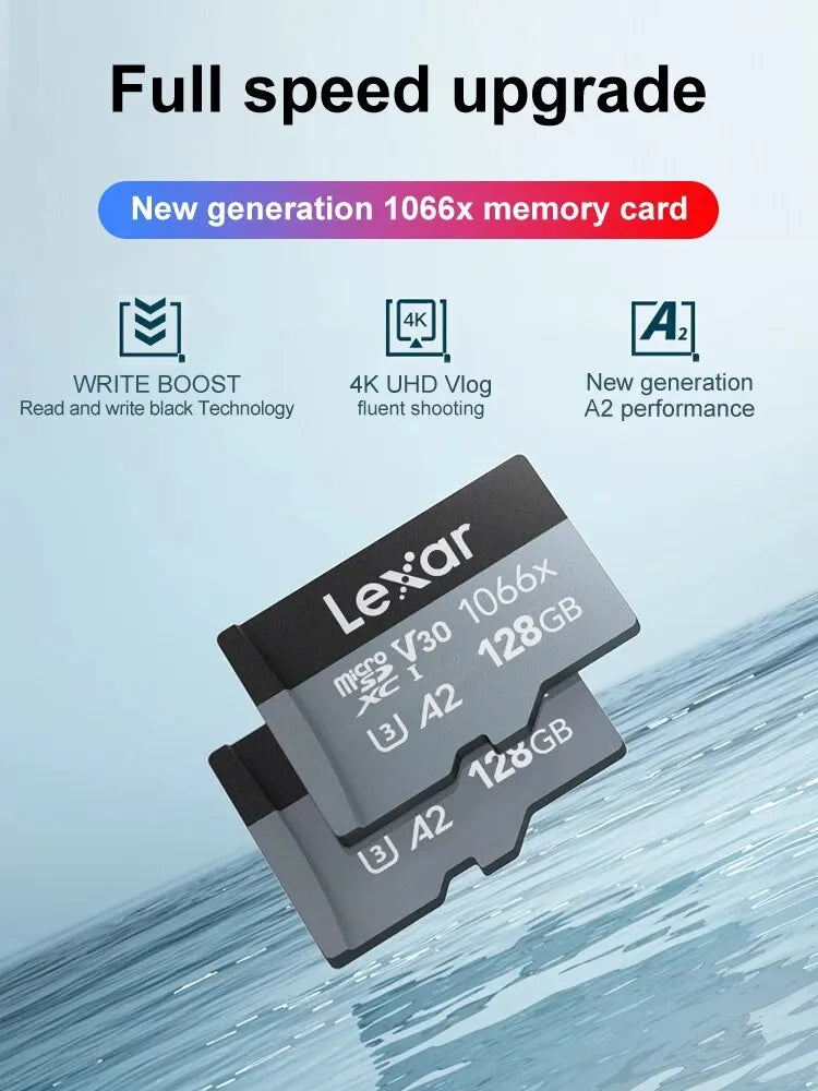 Micro SD Profesional Lexar 1066xx - Alta Velocidad 160 Mb/s + 4K